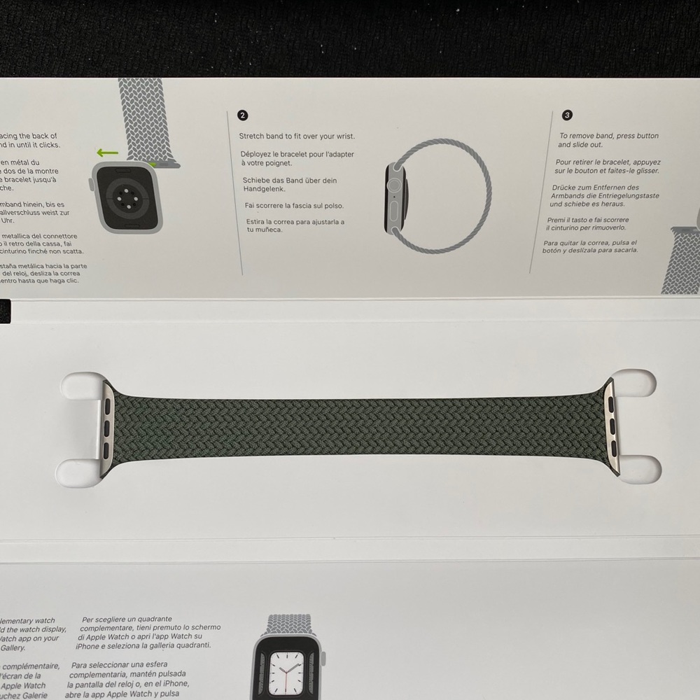 Apple watch braided solo loop 44mm size 10